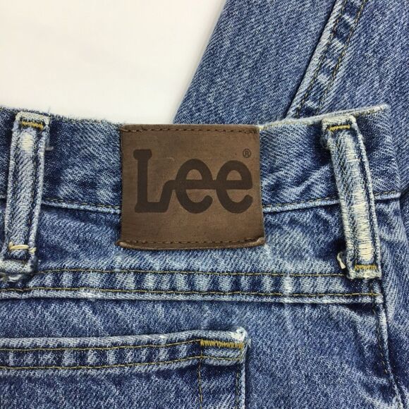 Lee Men's Blue and Brown Jeans - Picture 7 of 11